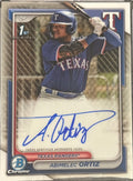 Autograph 1st Bowman Chrome Abimelec Ortiz