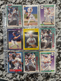 Sheet of 9 Braves Cards