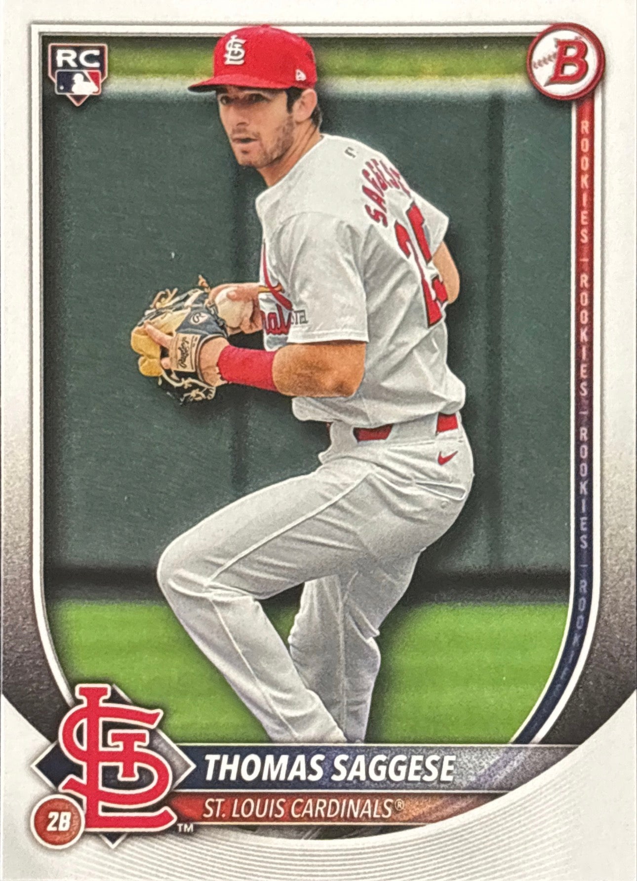 Thomas Saggese Rookie Card Bowman