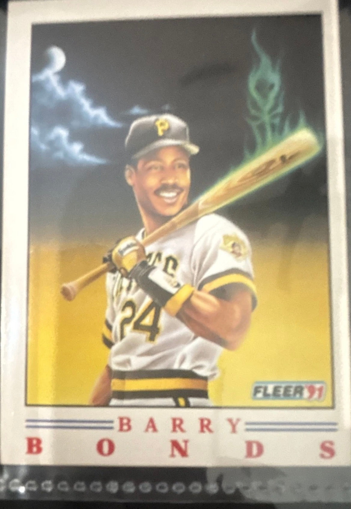 1991 Fleer Barry Bonds Pro Visions